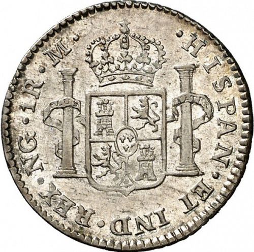1 Real Reverse Image minted in SPAIN in 1817M (1808-33  -  FERNANDO VII)  - The Coin Database