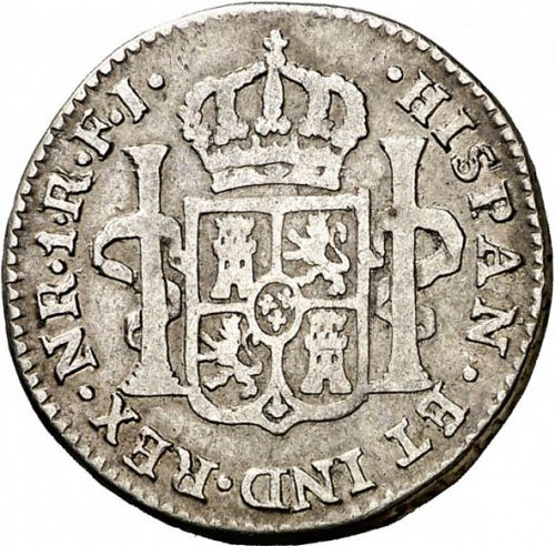 1 Real Reverse Image minted in SPAIN in 1818FJ (1808-33  -  FERNANDO VII)  - The Coin Database