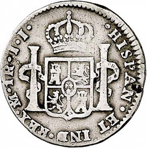 1 Real Reverse Image minted in SPAIN in 1818JJ (1808-33  -  FERNANDO VII)  - The Coin Database