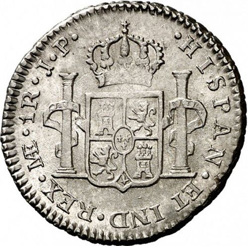 1 Real Reverse Image minted in SPAIN in 1818JP (1808-33  -  FERNANDO VII)  - The Coin Database