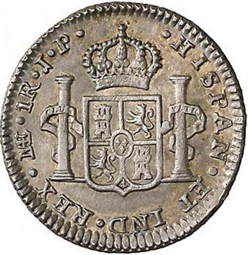 1 Real Reverse Image minted in SPAIN in 1820JP (1808-33  -  FERNANDO VII)  - The Coin Database