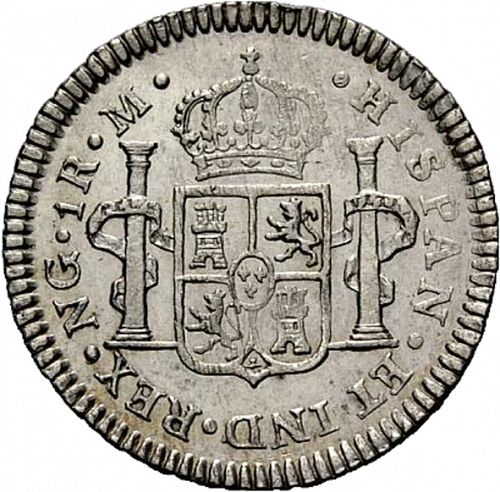 1 Real Reverse Image minted in SPAIN in 1820M (1808-33  -  FERNANDO VII)  - The Coin Database