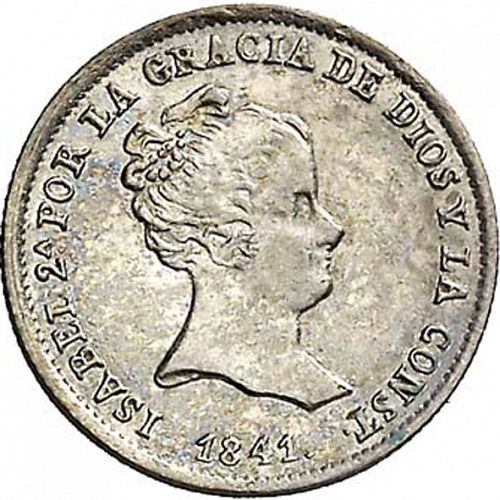 1 Real Obverse Image minted in SPAIN in 1841CL (1833-48  -  ISABEL II)  - The Coin Database