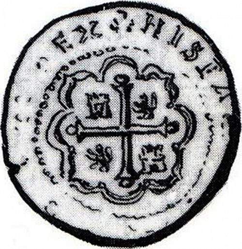 1 Real Reverse Image minted in SPAIN in 1725D (1724  -  LUIS I)  - The Coin Database