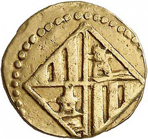 half Escudo Reverse Image minted in SPAIN in 1703 (1700-46  -  FELIPE V)  - The Coin Database
