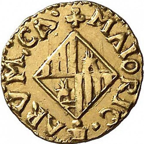 half Escudo Reverse Image minted in SPAIN in N/D (1700-46  -  FELIPE V)  - The Coin Database