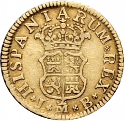half Escudo Reverse Image minted in SPAIN in 1750JB (1746-59  -  FERNANDO VI)  - The Coin Database