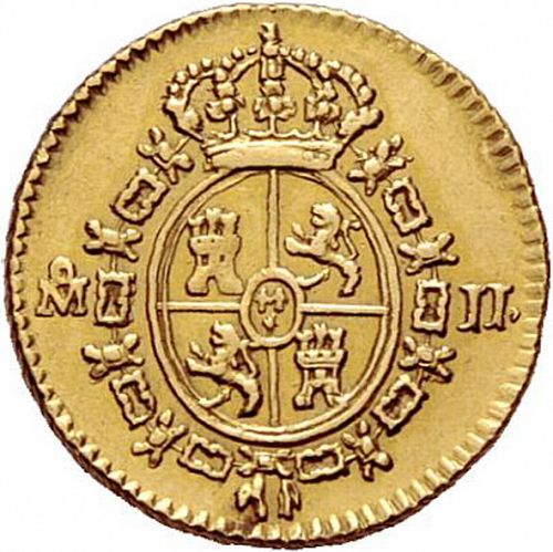 half Escudo Reverse Image minted in SPAIN in 1814JJ (1808-33  -  FERNANDO VII)  - The Coin Database