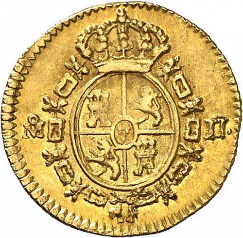 half Escudo Reverse Image minted in SPAIN in 1815JJ (1808-33  -  FERNANDO VII)  - The Coin Database