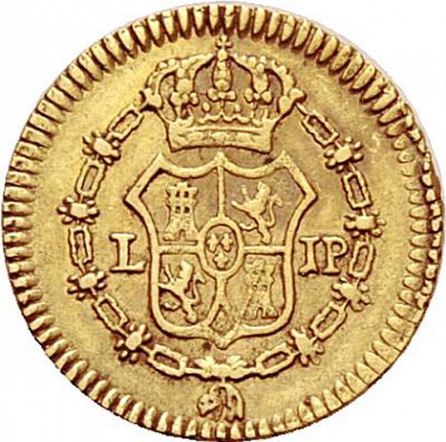 half Escudo Reverse Image minted in SPAIN in 1816JP (1808-33  -  FERNANDO VII)  - The Coin Database