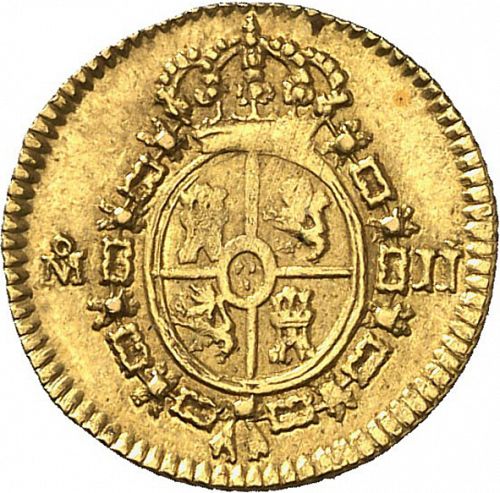 half Escudo Reverse Image minted in SPAIN in 1818JJ (1808-33  -  FERNANDO VII)  - The Coin Database