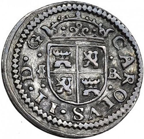 half Real Obverse Image minted in SPAIN in 1685BR (1665-00  -  CARLOS II)  - The Coin Database