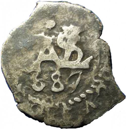 half Real Obverse Image minted in SPAIN in 1687VR (1665-00  -  CARLOS II)  - The Coin Database