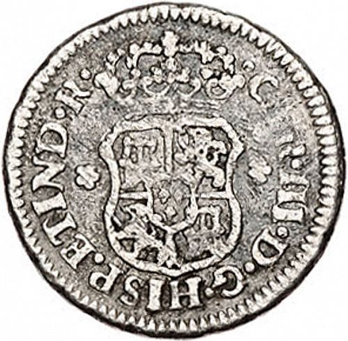 half Real Obverse Image minted in SPAIN in 1760M (1759-88  -  CARLOS III)  - The Coin Database