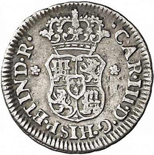 half Real Obverse Image minted in SPAIN in 1761JM (1759-88  -  CARLOS III)  - The Coin Database