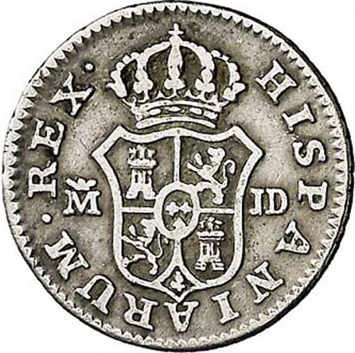 half Real Reverse Image minted in SPAIN in 1784JD (1759-88  -  CARLOS III)  - The Coin Database