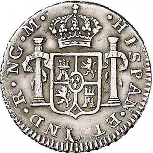 half Real Reverse Image minted in SPAIN in 1787M (1759-88  -  CARLOS III)  - The Coin Database