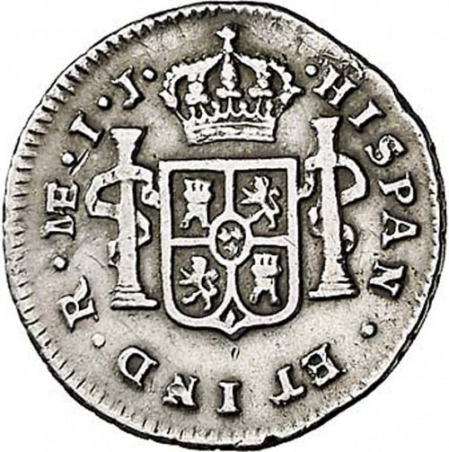 half Real Reverse Image minted in SPAIN in 1789IJ (1759-88  -  CARLOS III)  - The Coin Database