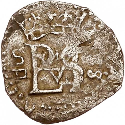 half Real Obverse Image minted in SPAIN in 1588D (1556-98  -  FELIPE II)  - The Coin Database