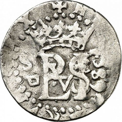 half Real Obverse Image minted in SPAIN in 1589D (1556-98  -  FELIPE II)  - The Coin Database
