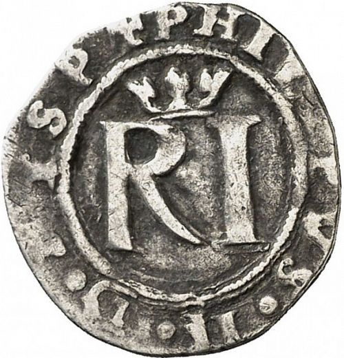 half Real Obverse Image minted in SPAIN in ND/R (1556-98  -  FELIPE II)  - The Coin Database