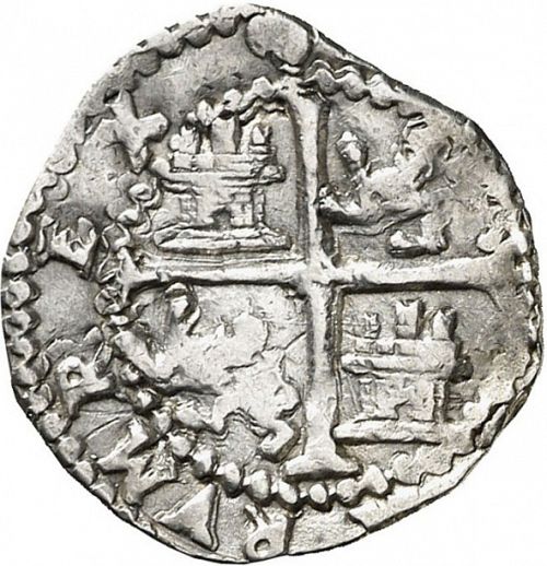 half Real Reverse Image minted in SPAIN in ND/B (1556-98  -  FELIPE II)  - The Coin Database