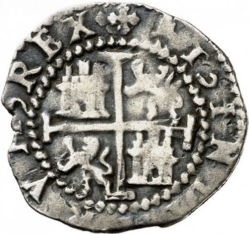 half Real Reverse Image minted in SPAIN in ND/R (1556-98  -  FELIPE II)  - The Coin Database