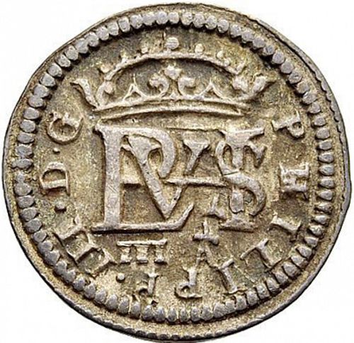 half Real Obverse Image minted in SPAIN in 1621A (1598-21  -  FELIPE III)  - The Coin Database
