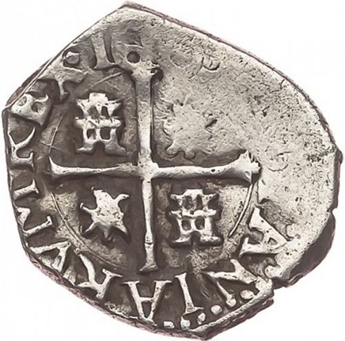 half Real Reverse Image minted in SPAIN in 1610B (1598-21  -  FELIPE III)  - The Coin Database
