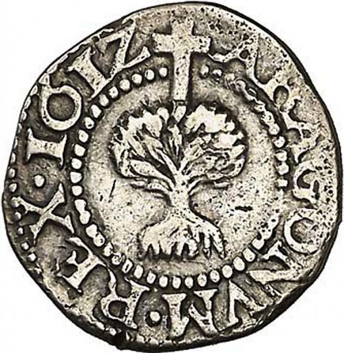 half Real Reverse Image minted in SPAIN in 1612 (1598-21  -  FELIPE III)  - The Coin Database