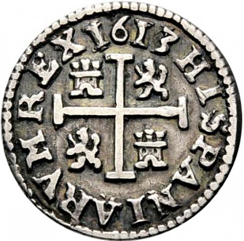 half Real Reverse Image minted in SPAIN in 1613AR (1598-21  -  FELIPE III)  - The Coin Database