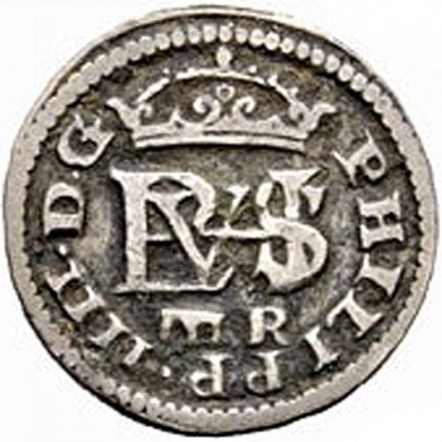 half Real Obverse Image minted in SPAIN in 1633R (1621-65  -  FELIPE IV)  - The Coin Database