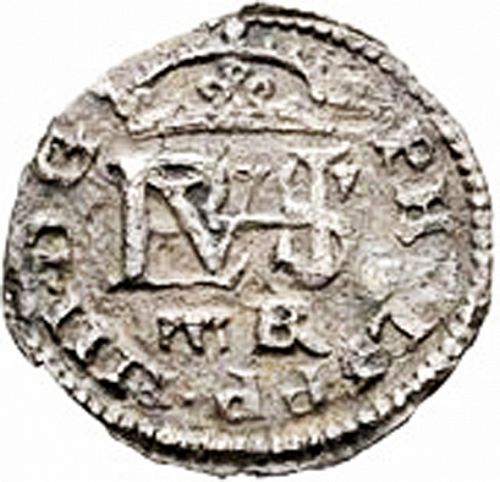 half Real Obverse Image minted in SPAIN in 1655BR (1621-65  -  FELIPE IV)  - The Coin Database