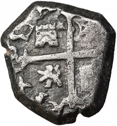 half Real Reverse Image minted in SPAIN in 1651A (1621-65  -  FELIPE IV)  - The Coin Database