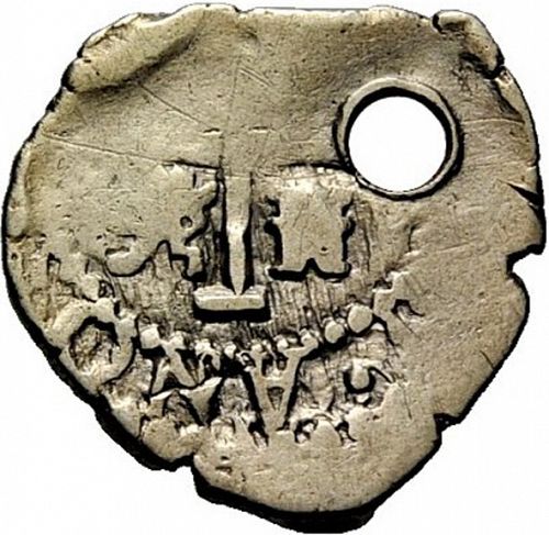 half Real Reverse Image minted in SPAIN in 1658E (1621-65  -  FELIPE IV)  - The Coin Database