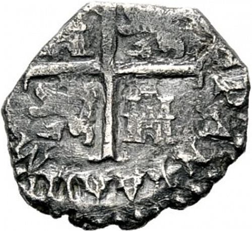 half Real Reverse Image minted in SPAIN in 1666R (1621-65  -  FELIPE IV)  - The Coin Database