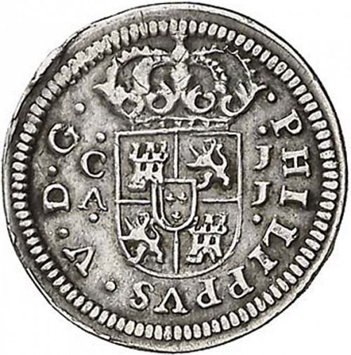 half Real Obverse Image minted in SPAIN in 1719JJ (1700-46  -  FELIPE V)  - The Coin Database