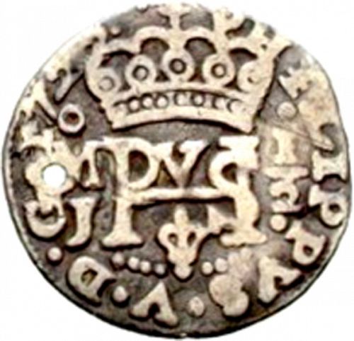 half Real Obverse Image minted in SPAIN in 1722J (1700-46  -  FELIPE V)  - The Coin Database