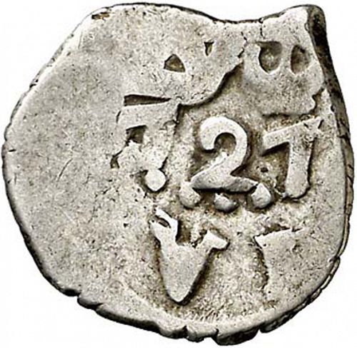 half Real Obverse Image minted in SPAIN in 1727M (1700-46  -  FELIPE V)  - The Coin Database