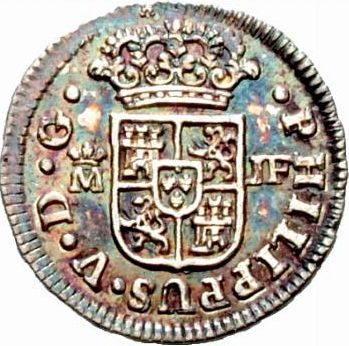 half Real Obverse Image minted in SPAIN in 1731JF (1700-46  -  FELIPE V)  - The Coin Database
