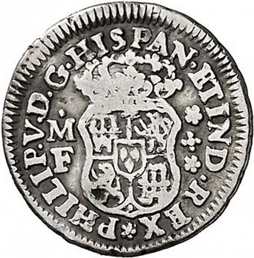 half Real Obverse Image minted in SPAIN in 1733MF (1700-46  -  FELIPE V)  - The Coin Database