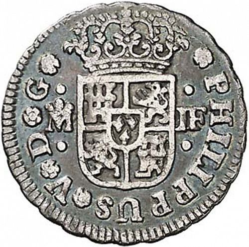 half Real Obverse Image minted in SPAIN in 1735JF (1700-46  -  FELIPE V)  - The Coin Database
