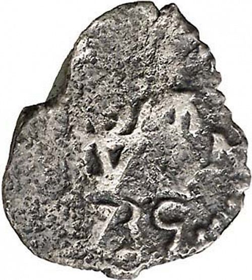 half Real Obverse Image minted in SPAIN in 1735N (1700-46  -  FELIPE V)  - The Coin Database
