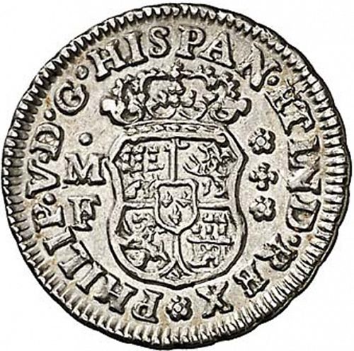 half Real Obverse Image minted in SPAIN in 1739MF (1700-46  -  FELIPE V)  - The Coin Database
