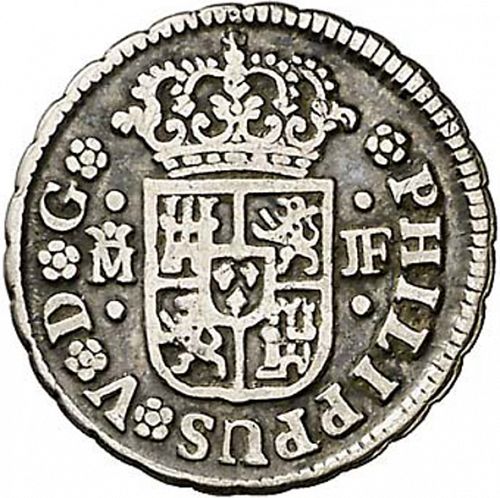 half Real Obverse Image minted in SPAIN in 1740JF (1700-46  -  FELIPE V)  - The Coin Database