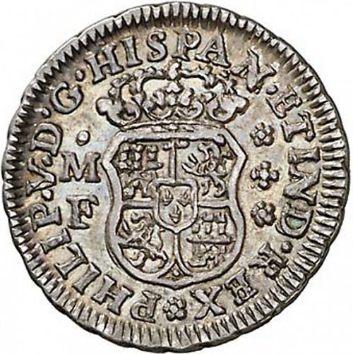 half Real Obverse Image minted in SPAIN in 1740MF (1700-46  -  FELIPE V)  - The Coin Database