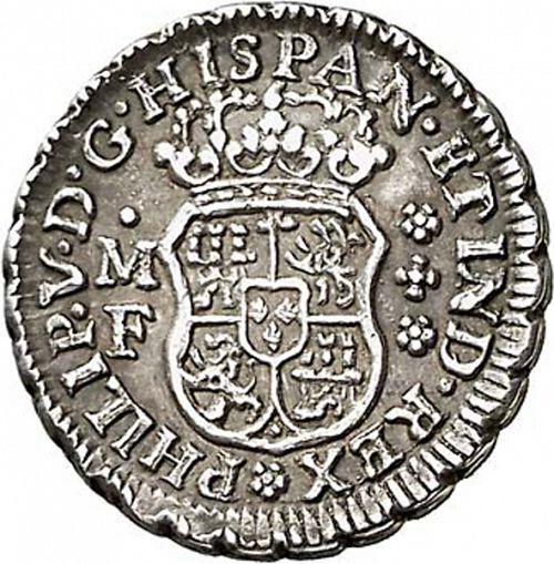 half Real Obverse Image minted in SPAIN in 1741MF (1700-46  -  FELIPE V)  - The Coin Database