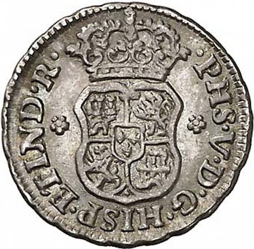 half Real Obverse Image minted in SPAIN in 1742M (1700-46  -  FELIPE V)  - The Coin Database