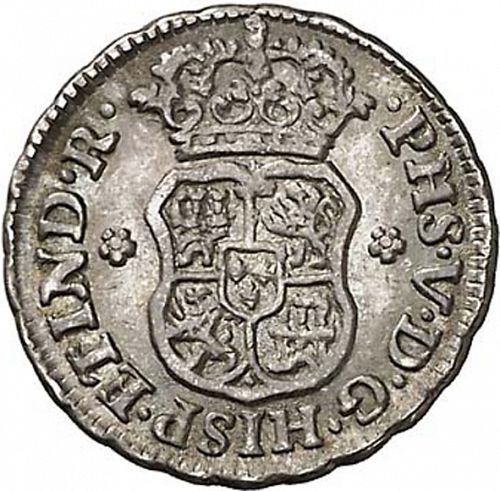 half Real Obverse Image minted in SPAIN in 1742M (1700-46  -  FELIPE V)  - The Coin Database