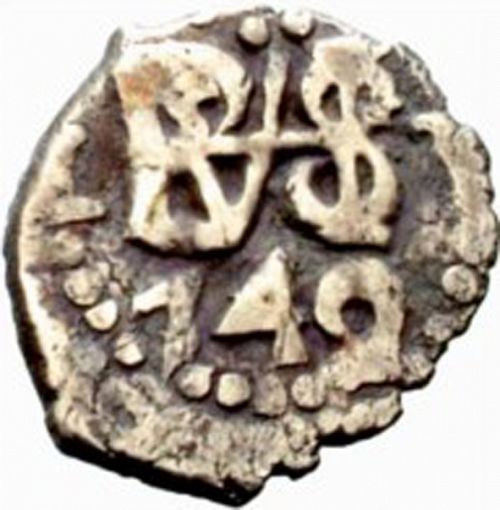 half Real Obverse Image minted in SPAIN in 1742V (1700-46  -  FELIPE V)  - The Coin Database